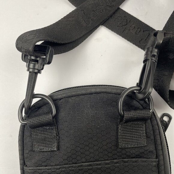 Cookies Original Crossbody Bag Small Canvas Card Slots Detachable Strap Black - Picture 9 of 9